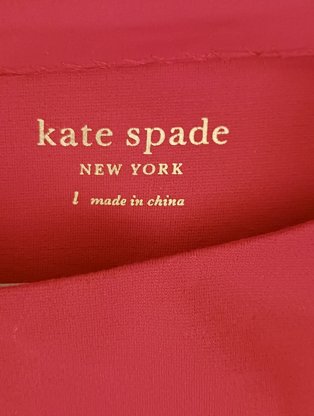 kate spade red shoulder bag